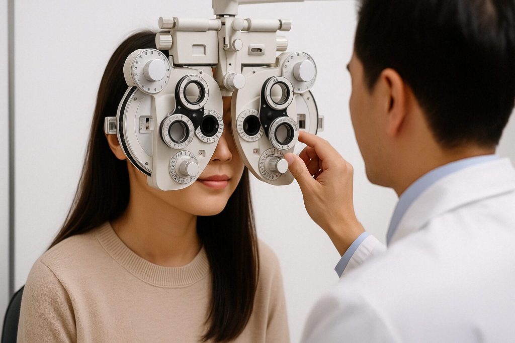 視力検査はしてもらえる？各社の対応を比較