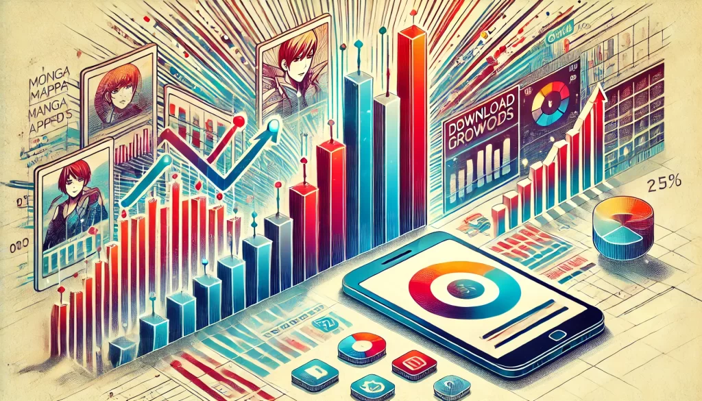 ダウンロード数の比較と推移