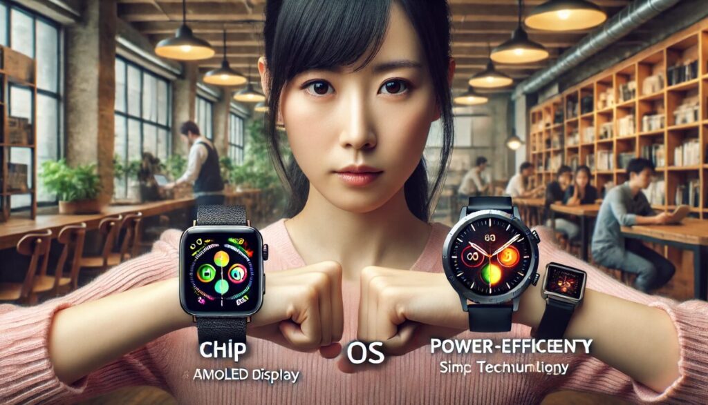 チップ・OS・ディスプレイによる消費電力の差